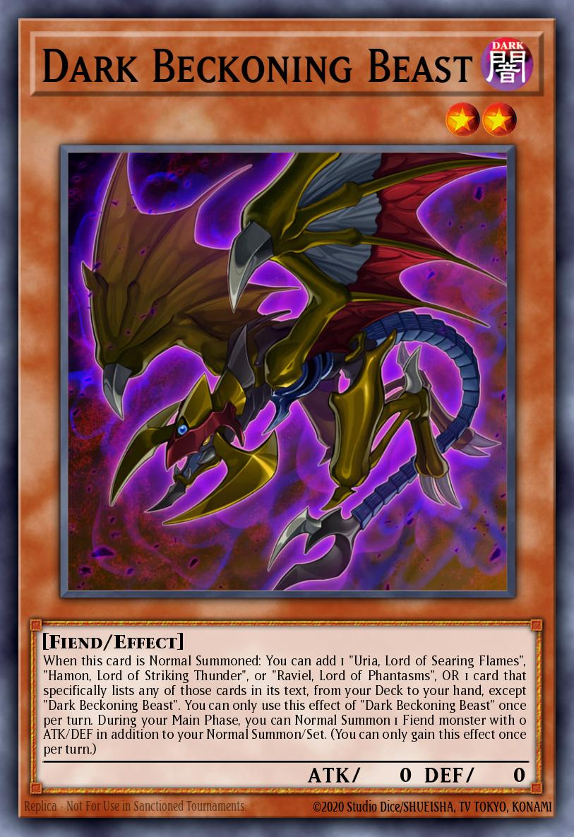 Dark Beckoning Beast - RA03-EN027 - Collectors Rare - NM
