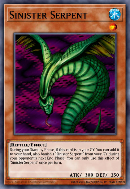 Sinister Serpent - LCYW-EN154 - Secret Rare - NM
