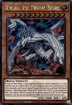Nibiru, the Primal Being - RA04-EN030 - Quarter Century Secret Rare - NM