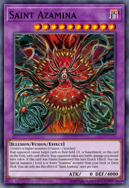 Saint Azamina - SUDA-EN036 - Quarter Century Secret Rare - NM