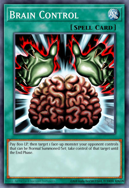 Brain Control - RA03-EN154 - Platinum Secret Rare - NM