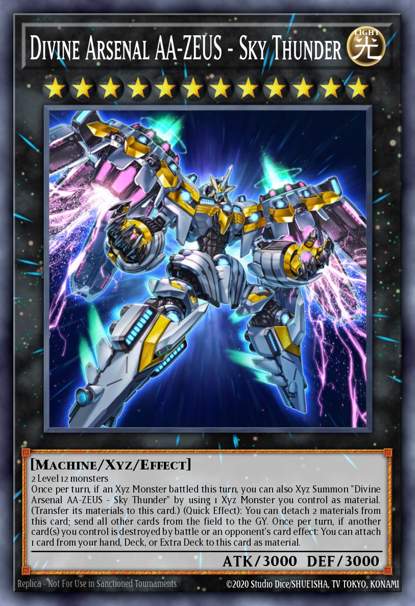 Divine Arsenal AA-ZEUS - Sky Thunder - RA04-EN070 - Quarter Century Secret Rare - NM