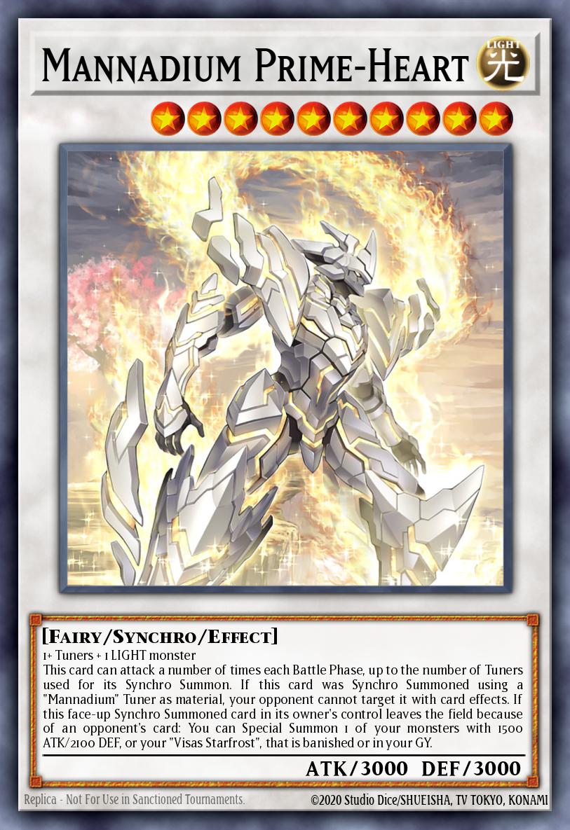 Mannadium Prime-Heart - CYAC-EN043 - Ultra Rare - NM