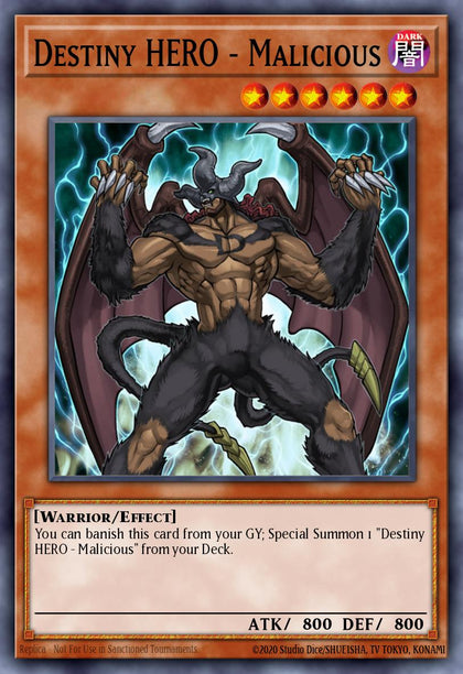 Destiny HERO - Malicious - LEHD-EN004 - Common - NM