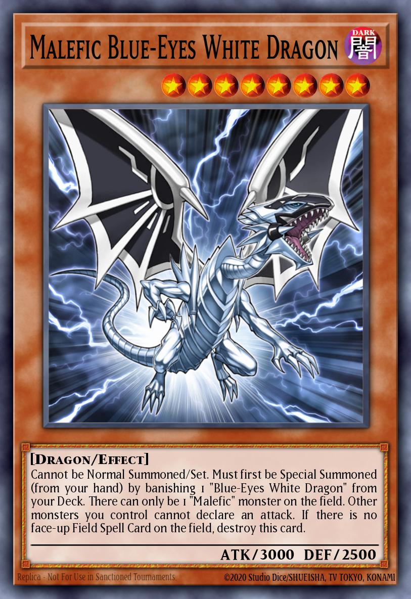 Malefic Blue-Eyes White Dragon - YMP1-EN002 - Secret Rare - MT