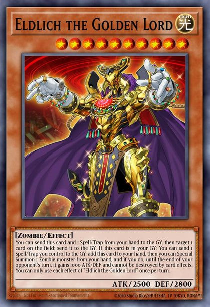 Eldlich the Golden Lord - RA01-EN019 - Collectors Rare - NM