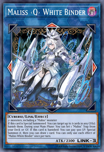 Maliss Q White Binder - MP25-EN126 - Secret Rare - NM
