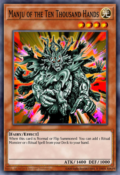 Manju of the Ten Thousand Hands - HISU-EN047 - Super Rare - NM
