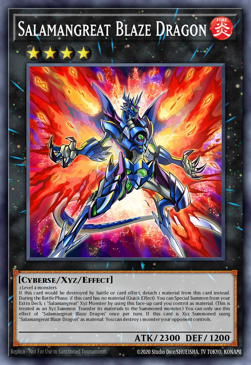 Salamangreat Blaze Dragon - TN23-EN007 - Quarter Century Secret Rare - NM