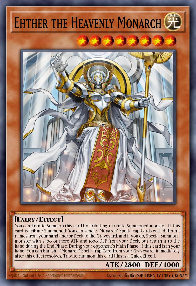 Ehther the Heavenly Monarch - RA04-EN018 - Collectors Rare - NM