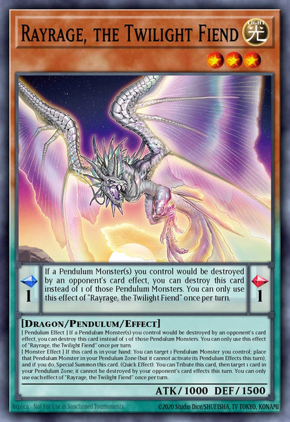 Rayrage, the Twilight Fiend - CORI EN025 - Common - NM