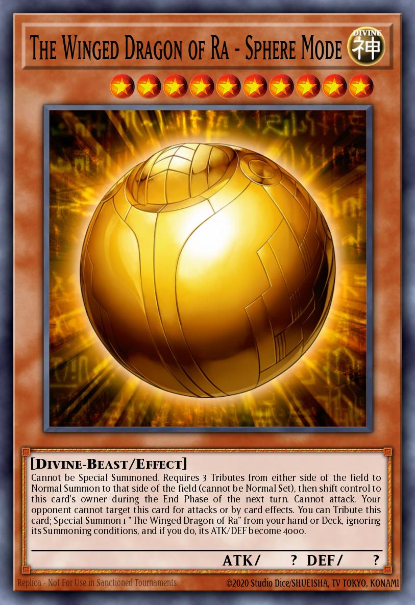 The Winged Dragon of Ra - Sphere Mode - RA01-EN007 - Quarter Century Secret Rare - NM