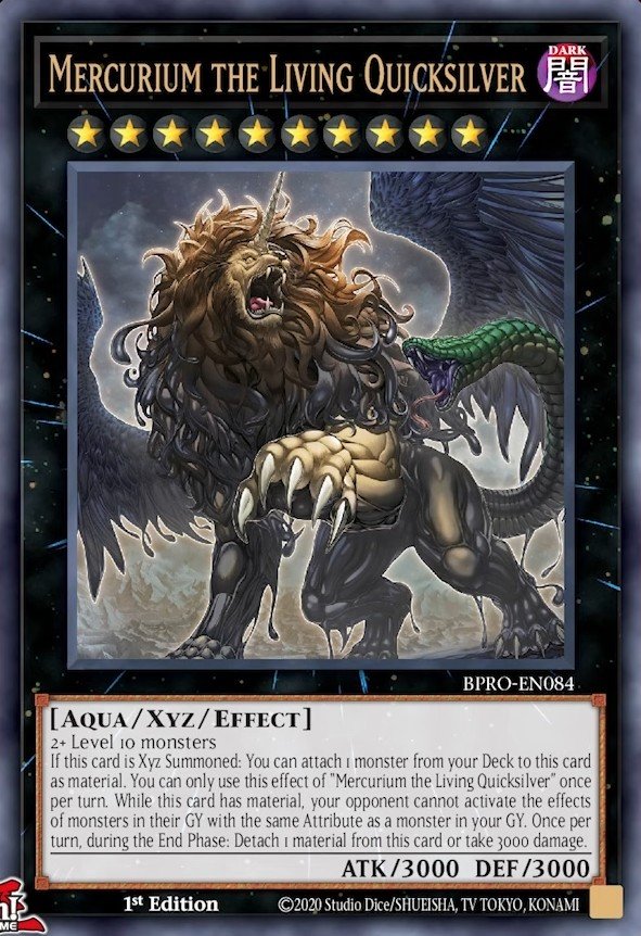 Mercurium the Living Quicksilver - BPRO-EN084 - Ultra Rare - NM