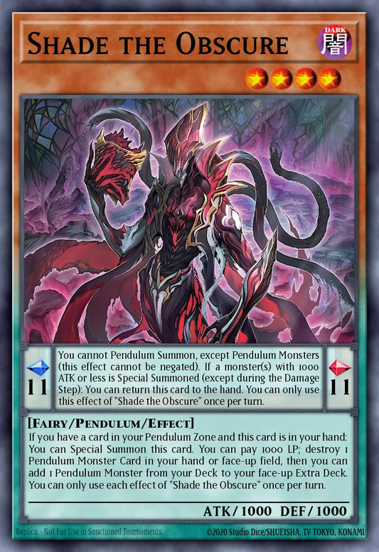 Shade the Obscure - BLZD-EN083 - Secret Rare - NM