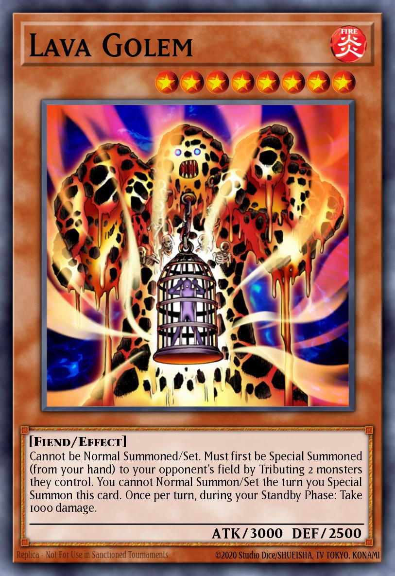 Lava Golem - RA01-EN001 - Platinum Secret Rare - NM