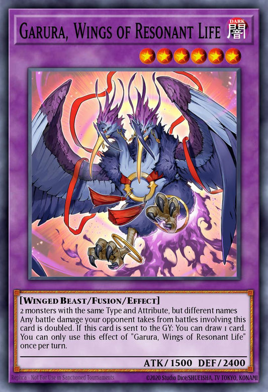 Garura, Wings of Resonant Life - RA02-EN024 - Collectors Rare - NM