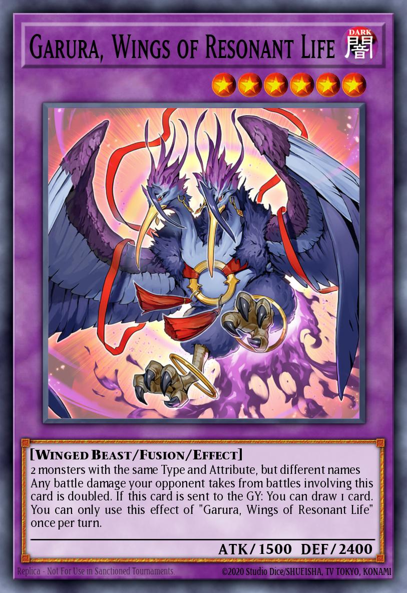 Garura, Wings of Resonant Life - RA02-EN024 - Ultimate Rare - NM