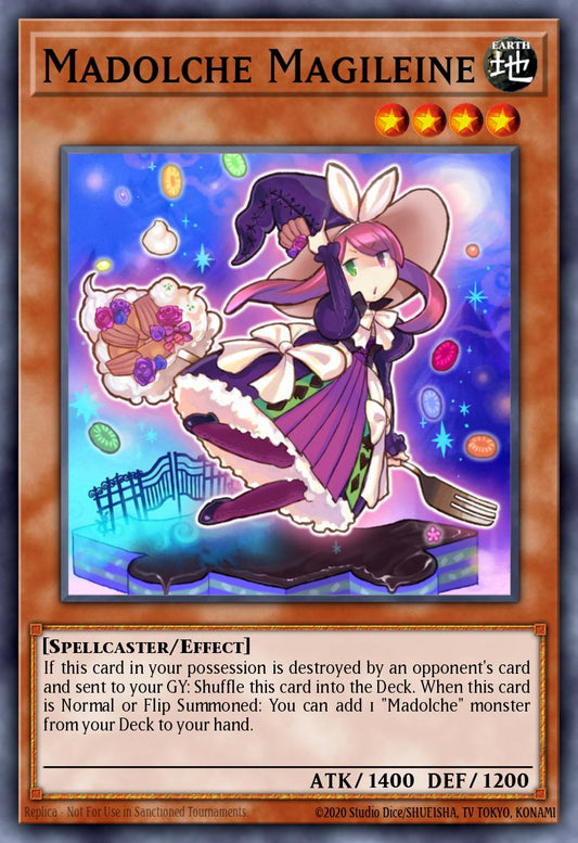 Madolche Magileine - RA04-EN185 - Platinum Secret Rare - NM