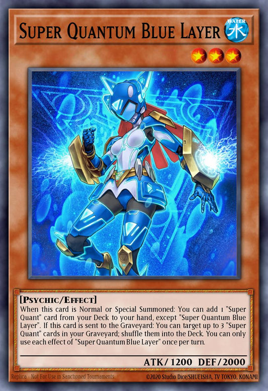 Super Quantum Blue Layer - RA05-EN009 - Starlight Rare - NM
