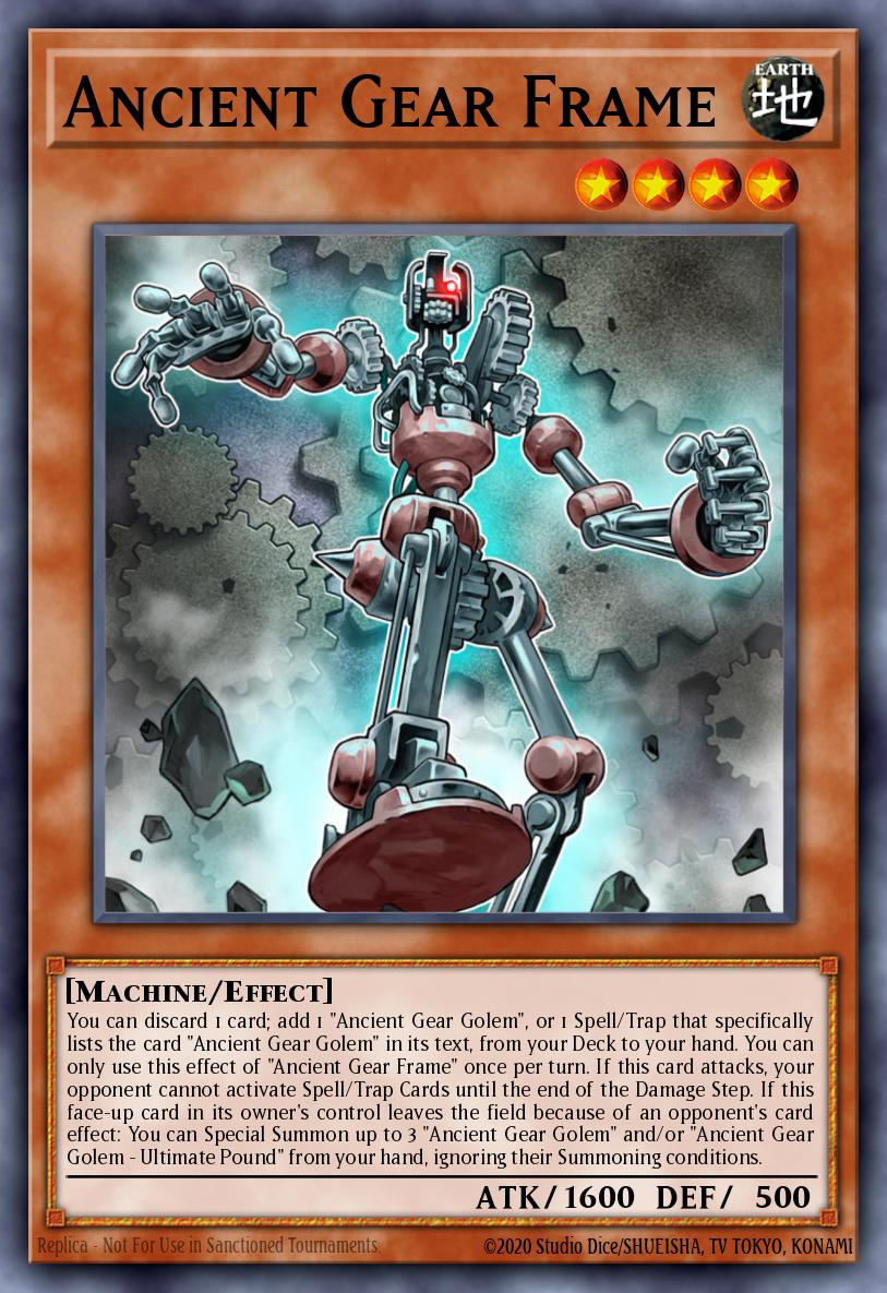 Ancient Gear Frame - OP26-EN005 - Super Rare - NM