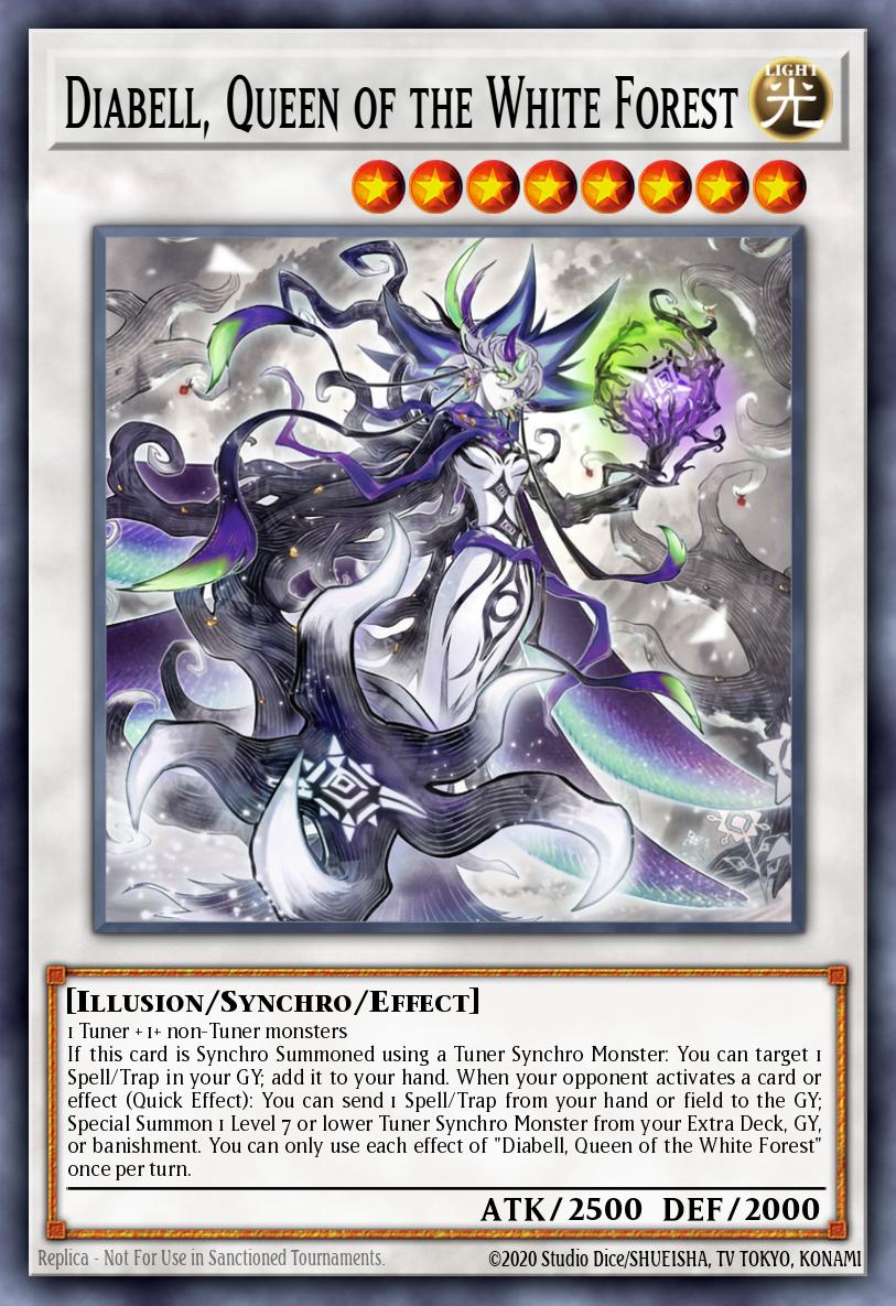 Diabell, Queen of the White Forest - INFO-EN040 - Secret Rare - NM