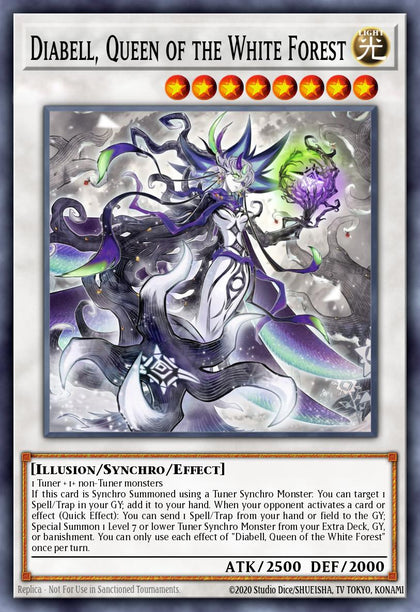 Diabell, Queen of the White Forest - INFO-EN040 - Secret Rare - NM