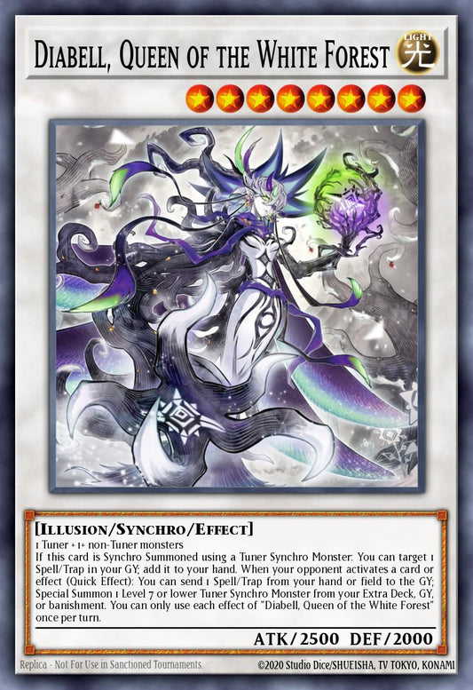 Diabell, Queen of the White Forest - INFO-EN040 - Secret Rare - NM