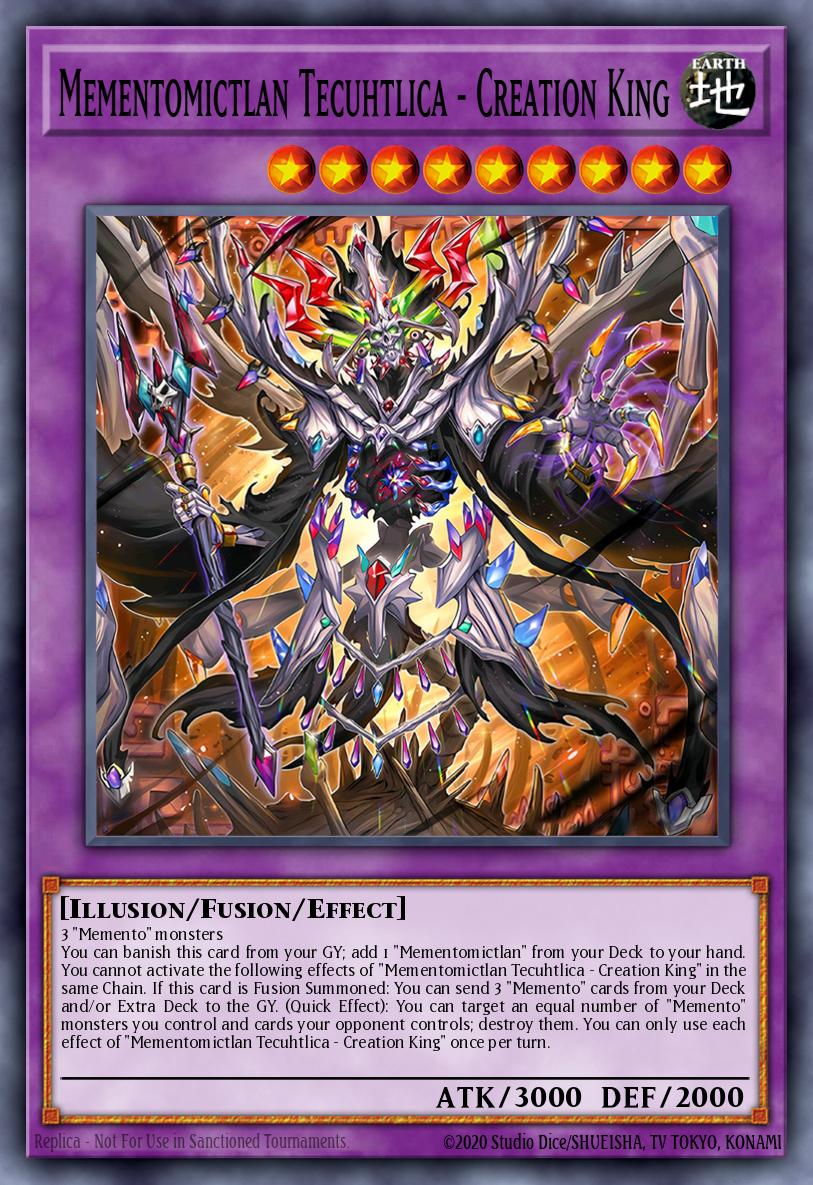 Mementomictlan Tecuhtlica - Creation King - MP25-EN010 - Starlight Rare - NM