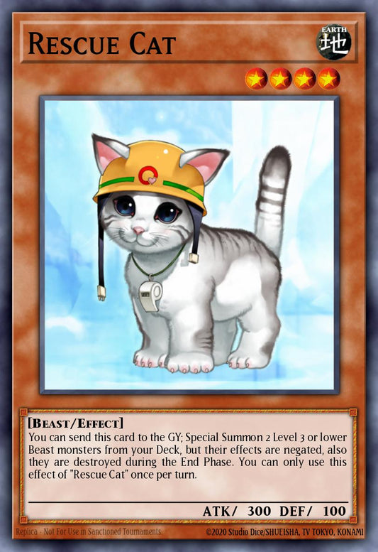 Rescue Cat - DUSA-EN072 - Ultra Rare - NM