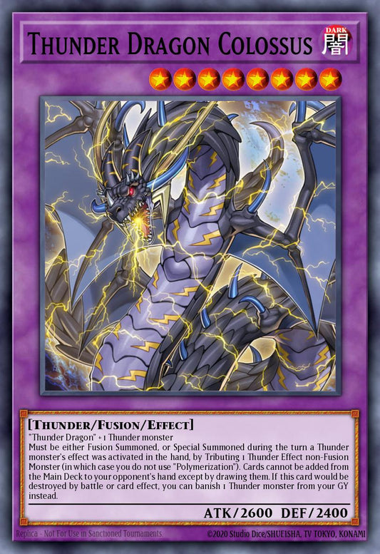 Thunder Dragon Colossus - RA03-EN036 - Collectors Rare - NM