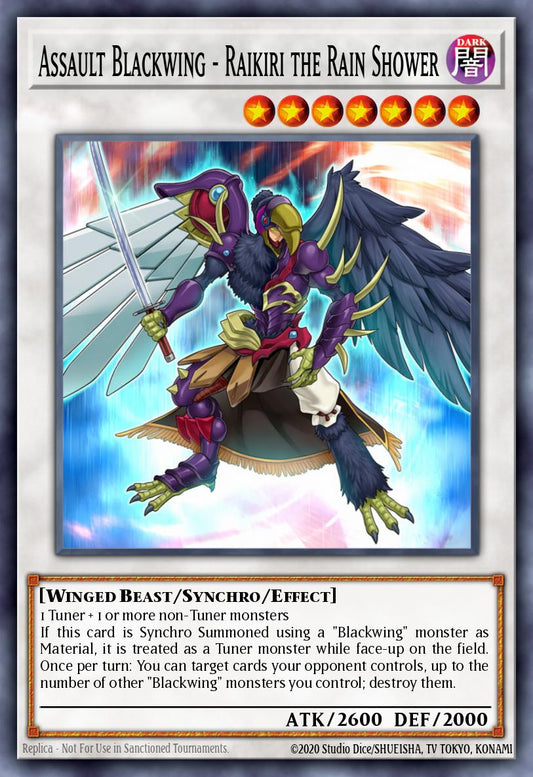 Assault Blackwing - Raikiri the Rain Shower - DOCS-EN047 - Ultimate Rare - NM
