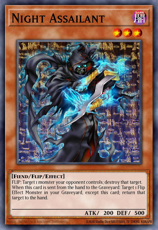 Night Assailant - RA03-EN139 - Platinum Secret Rare - NM