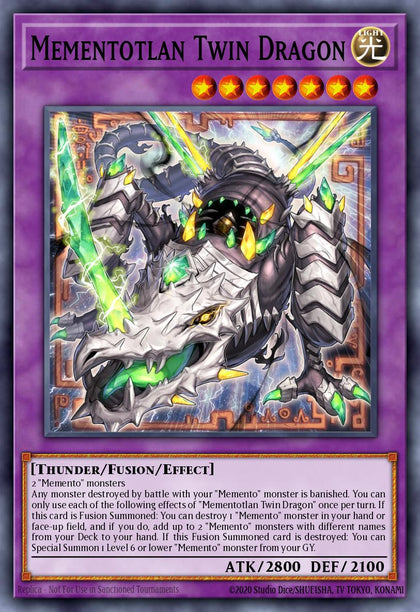 Mementotlan Twin Dragon - MP25-EN067 - Secret Rare - NM