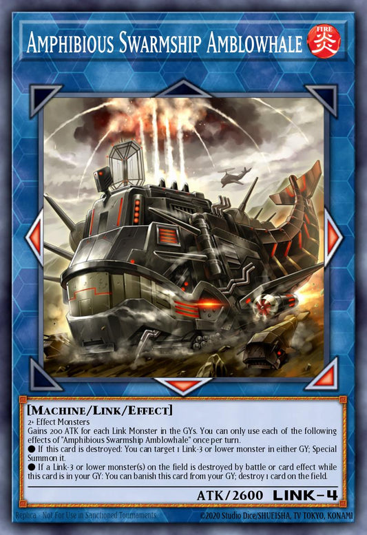 Amphibious Swarmship Amblowhale - RA04-EN077 - Collectors Rare - NM