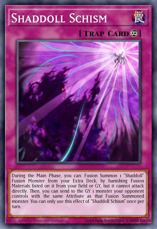 Shaddoll Schism - RA01-EN077 - Quarter Century Secret Rare - NM