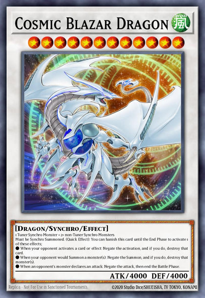 Cosmic Blazar Dragon - MP24-EN029 - Quarter Century Secret Rare - NM