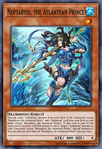 Neptabyss, the Atlantean Prince - RA03-EN013 - Ultra Rare - NM
