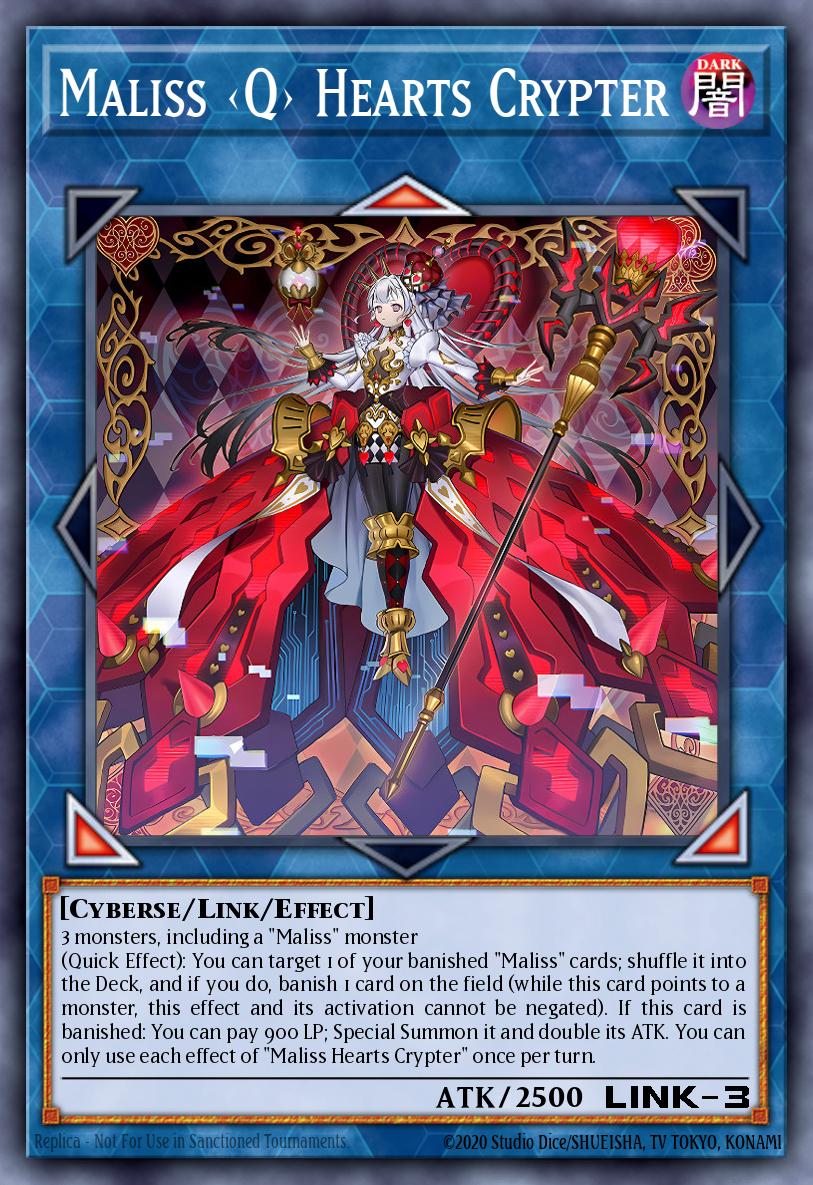 Maliss Q Hearts Crypter - 25LP-EN016 - Secret Rare - NM