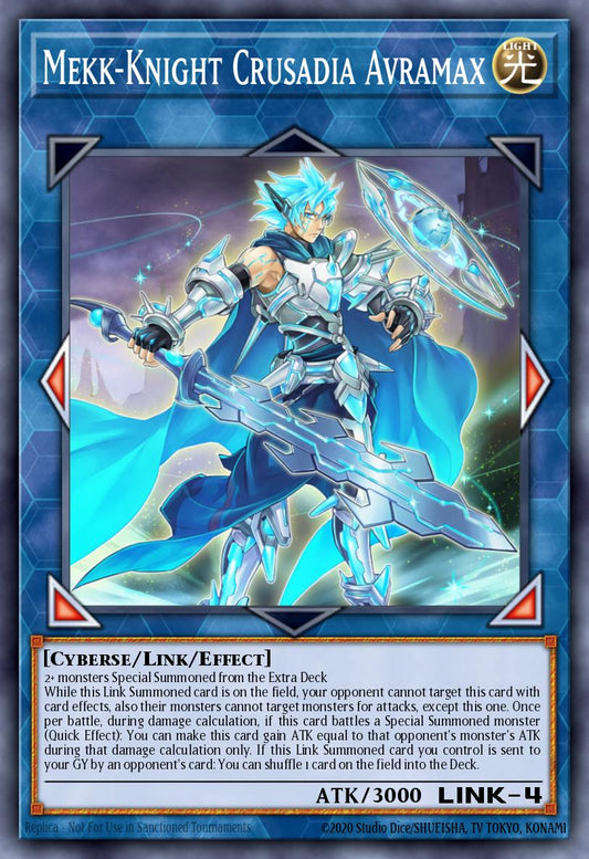 Mekk-Knight Crusadia Avramax - RA01-EN044 - Super Rare - NM