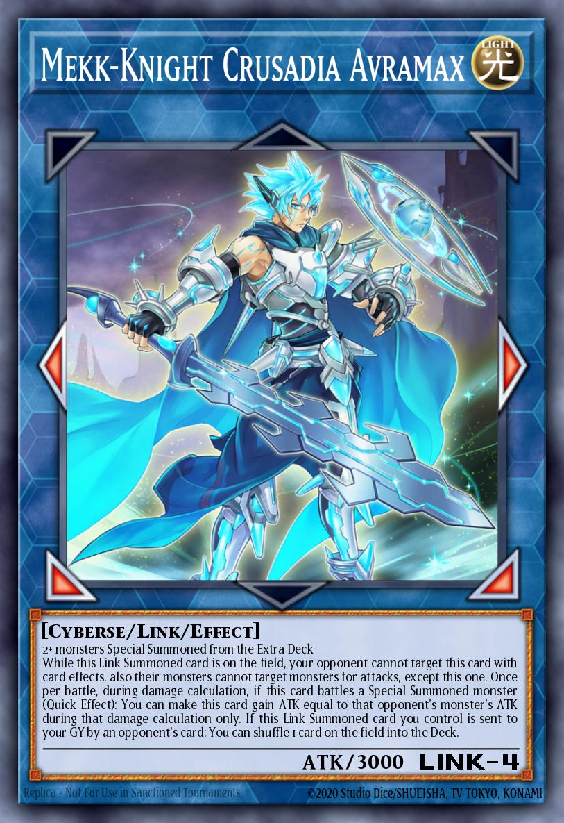 Mekk-Knight Crusadia Avramax - RA01-EN044 - Ultimate Rare - EX