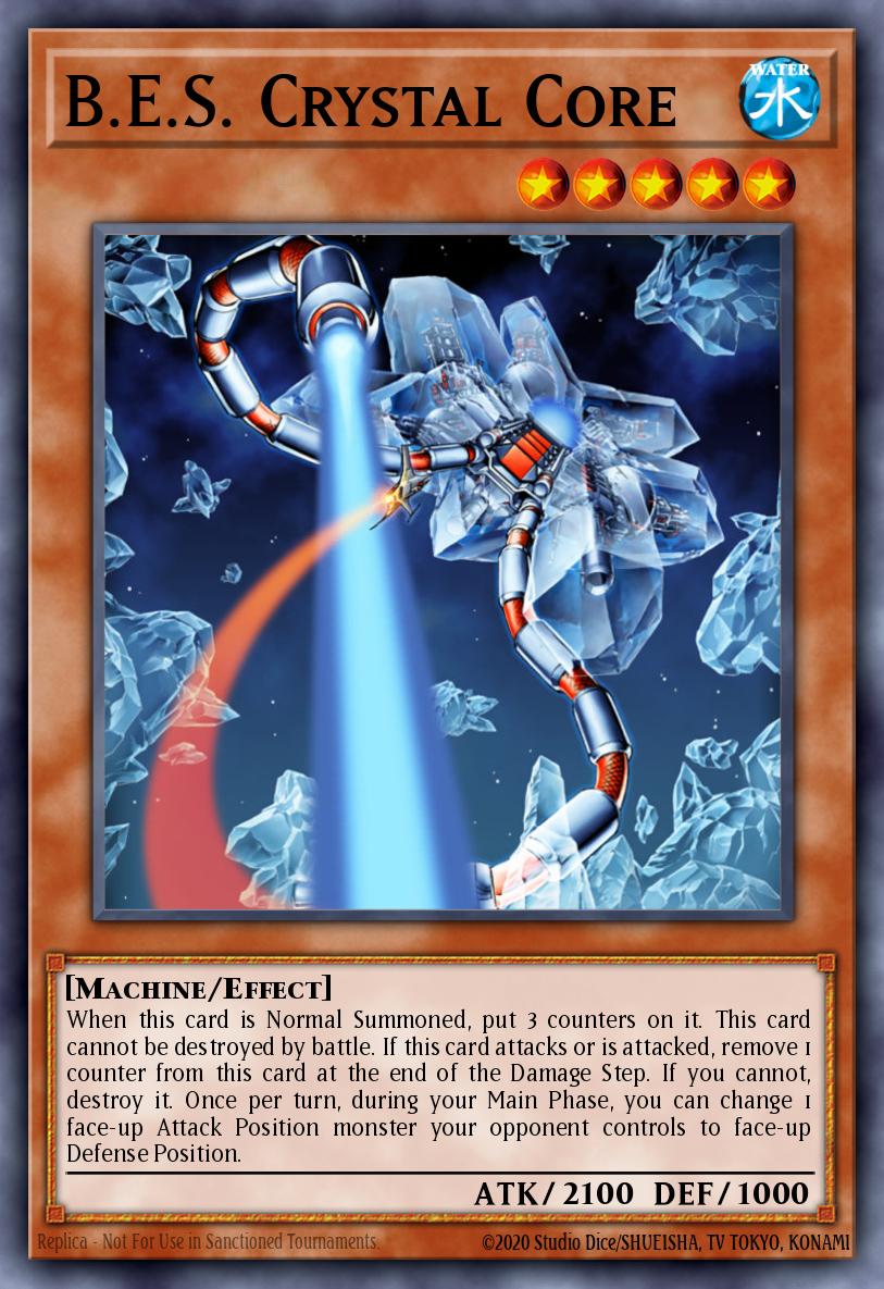 B.E.S. Crystal Core - DR04-EN021 - Super Rare - EX