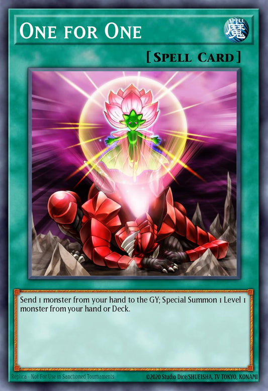One for One - RA03-EN056 - Quarter Century Secret Rare - NM