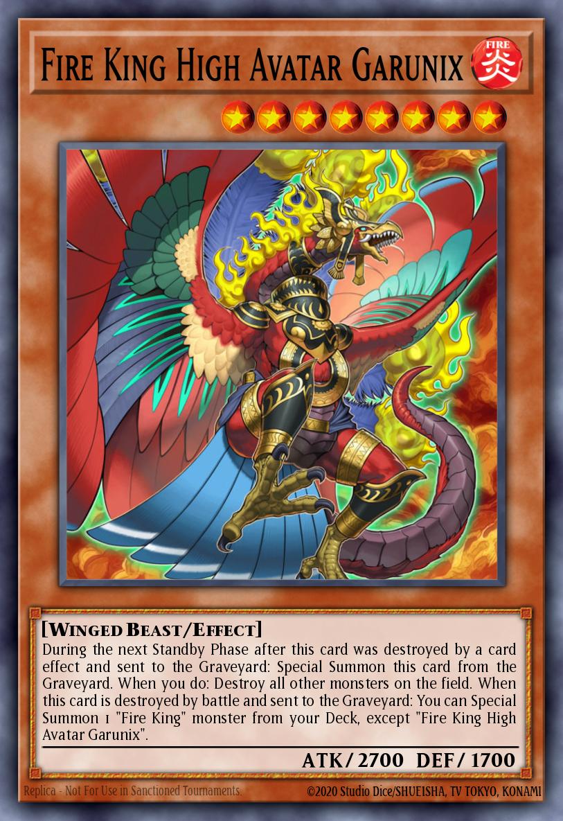 Fire King High Avatar Garunix - RA04-EN194 - Quarter Century Secret Rare - NM