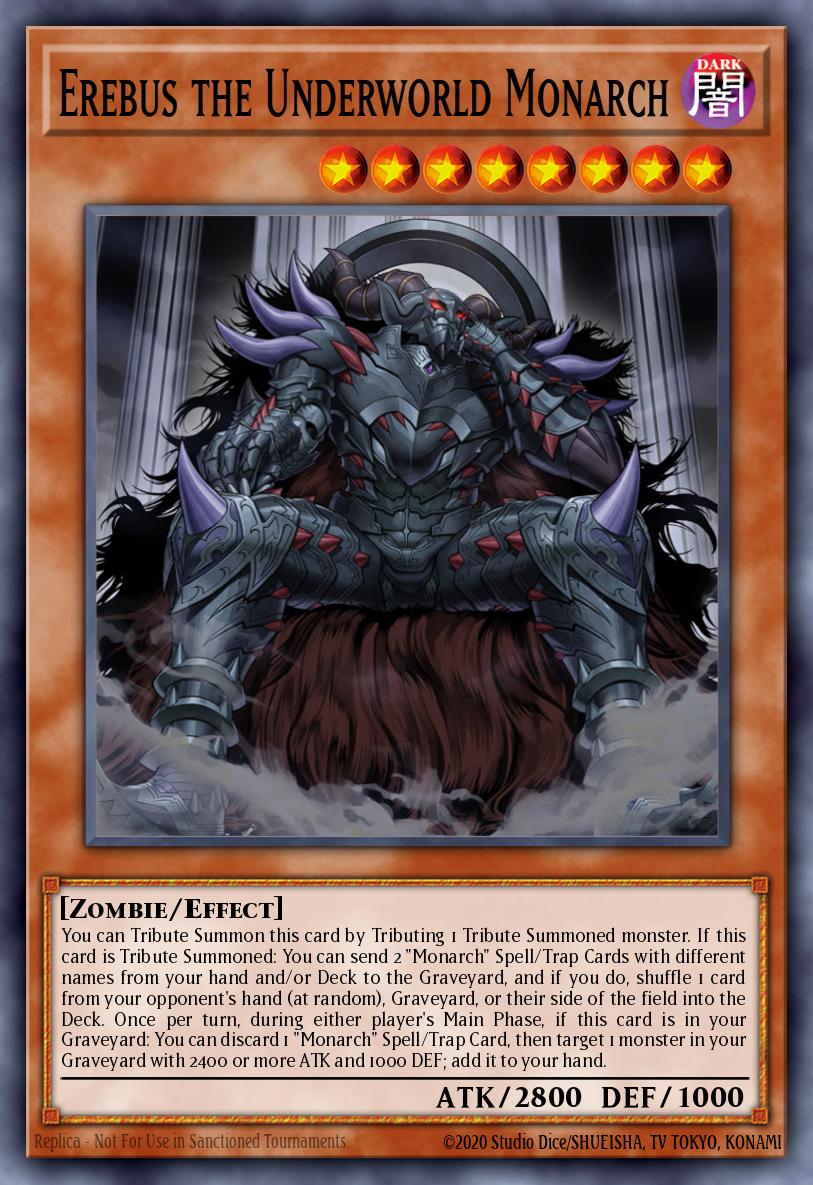 Erebus the Underworld Monarch - RA04-EN019 - Collectors Rare - NM