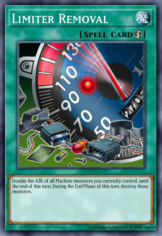 Limiter Removal - RP02-EN015 - Super Rare - EX
