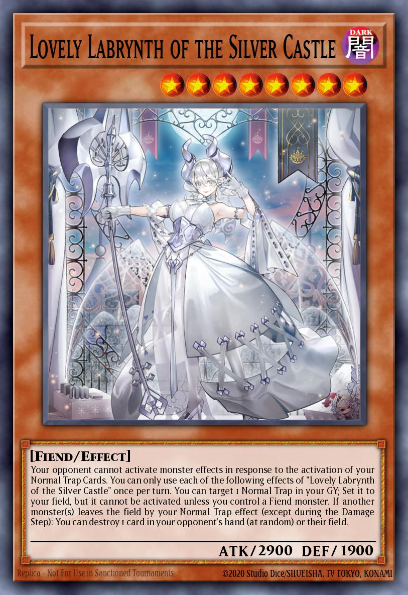 Lovely Labrynth of the Silver Castle - RA04-EN295 - Platinum Secret Rare - NM