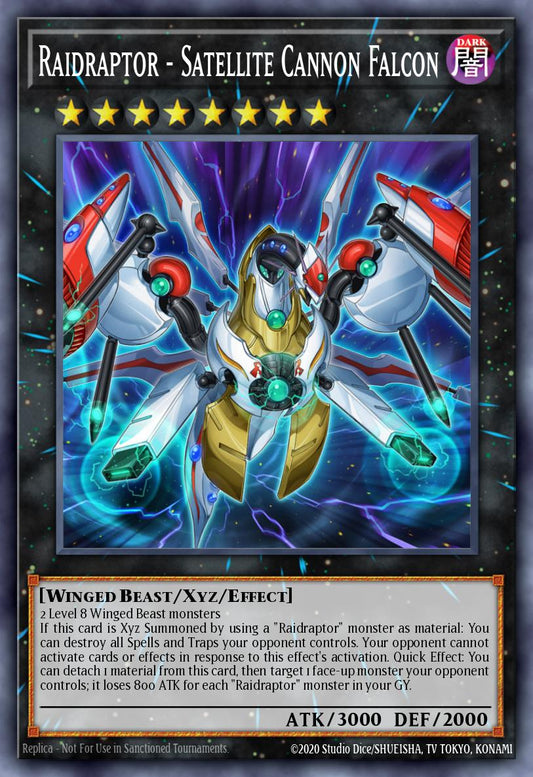 Raidraptor - Satellite Cannon Falcon - BLLR-EN073 - Ultra Rare - NM