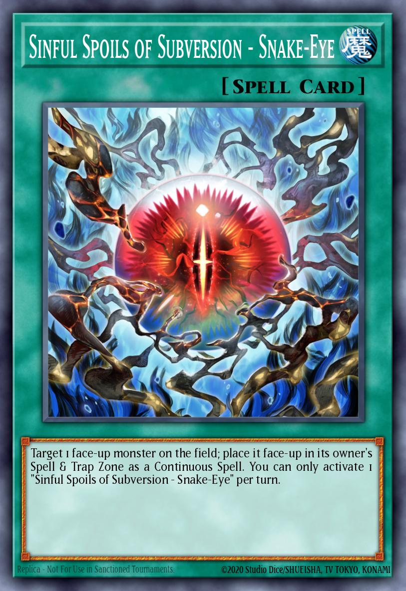 Sinful Spoils of Subversion - Snake-Eye - DUNE-EN060 - Secret Rare - NM