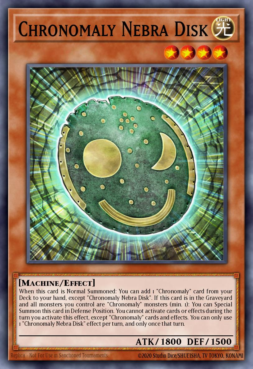 Chronomaly Nebra Disk - RA04-EN213 - Quarter Century Secret Rare - NM