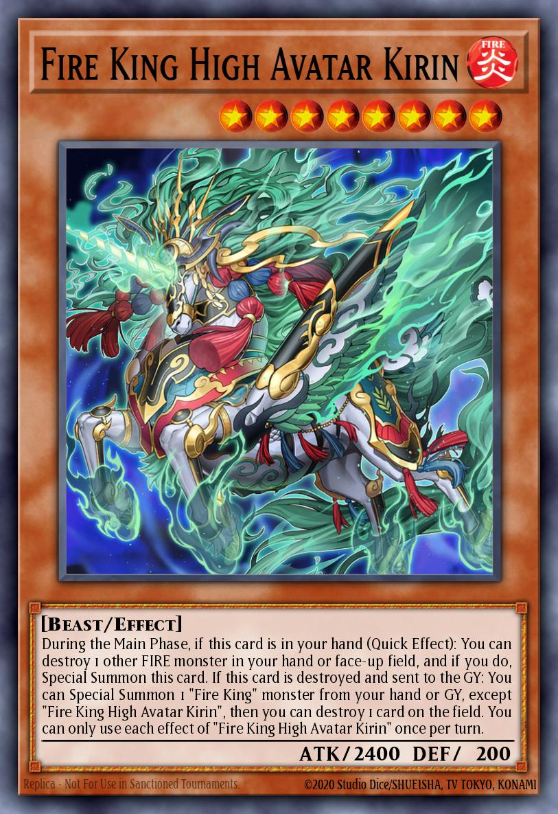 Fire King High Avatar Kirin - RA05-EN032 - Ultra Rare - NM